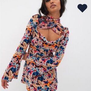 Floral Long Sleeve Dress